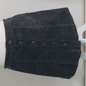 Maurices Grey corduroy skirt.